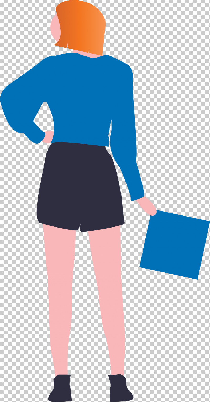 Woman Holding Paper Fashion Lady PNG, Clipart, Blue, Clothing, Costume, Electric Blue, Fashion Lady Free PNG Download