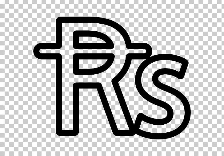 Indian Rupee Sign Currency Symbol Pakistani Rupee PNG, Clipart, Area, Black And White, Brand, Coin, Computer Icons Free PNG Download