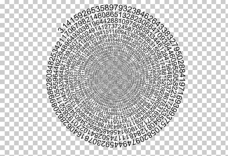 Circle Spiral Number Pi Day PNG, Clipart, Angle, Annulus, Area, Black And White, Circle Free PNG Download