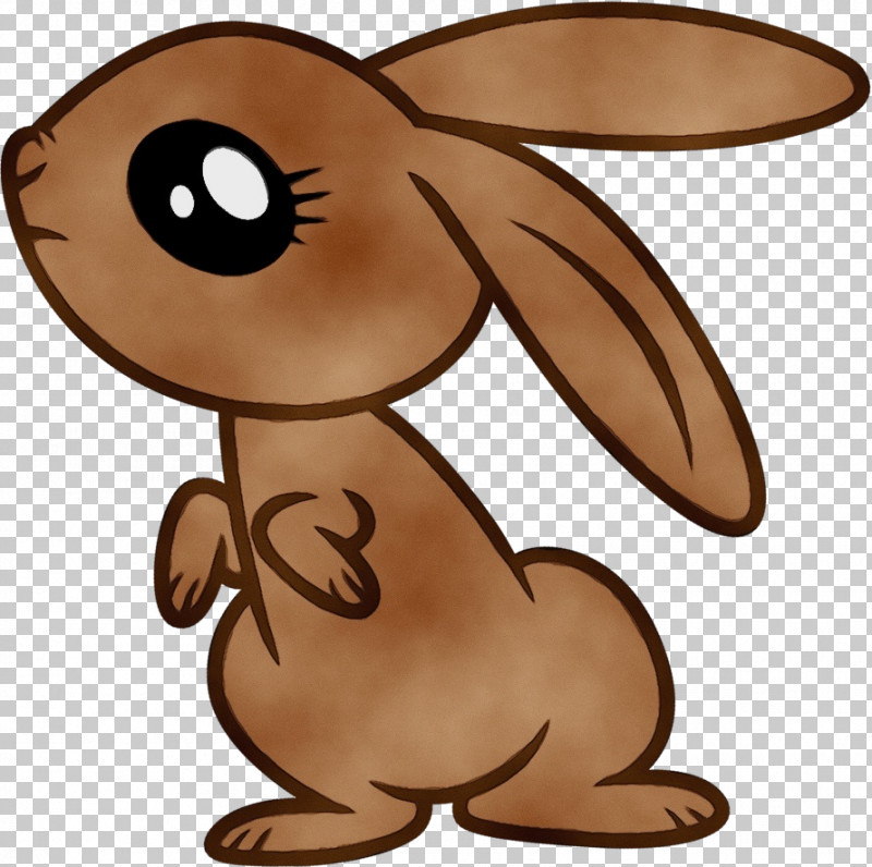Cartoon Brown Hare Animation Animal Figure PNG, Clipart, Animal Figure, Animation, Beaver, Brown, Cartoon Free PNG Download