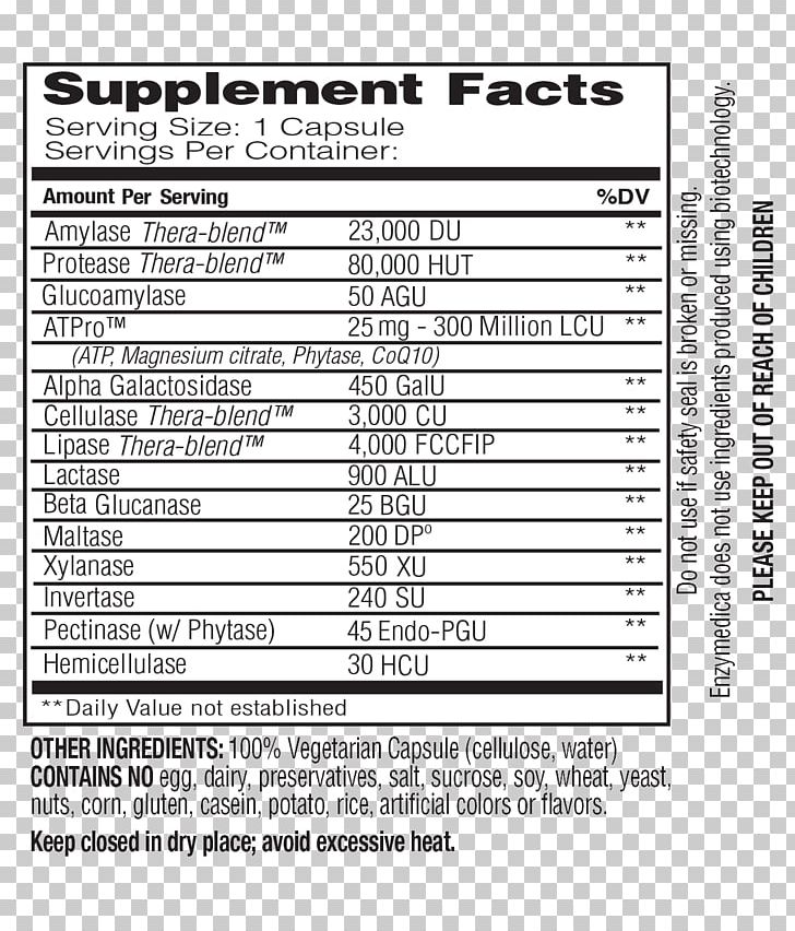 Dietary Supplement Digestion Enzyme Capsule Probiotic PNG, Clipart, Area, Black And White, Capsule, Cellulase, Deficiency Free PNG Download
