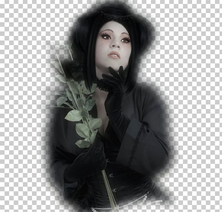 Meral Konrat Woman Female Gothic Art PNG, Clipart, Art, Black And White, Black Hair, Digital Image, Female Free PNG Download