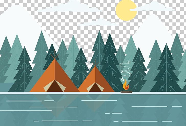 Graphic Design Landscape Illustration PNG, Clipart, Angle, Brand, Camp, Camping, Camping Vector Free PNG Download
