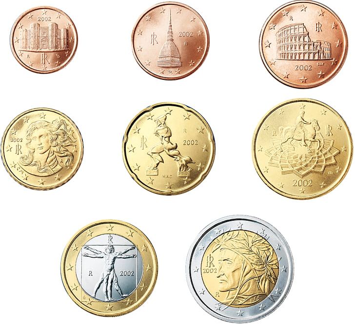 Italy Italian Euro Coins Italian Lira PNG, Clipart, 1 Cent Euro Coin, 1 Euro Coin, 2 Cent Euro Coin, 2 Euro Coin, 2 Euro Commemorative Coins Free PNG Download