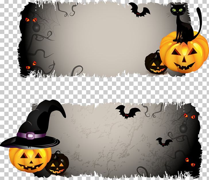Halloween Jack-o'-lantern Banner PNG, Clipart, Advertisement Poster, Banner Poster, Computer Wallpaper, Crea, Creative Halloween Free PNG Download