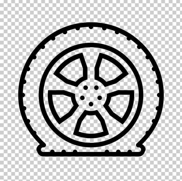 Car Flat Tire Computer Icons Wheel PNG, Clipart, Auto Part, Bicycle Wheel, Black And White, Bumper, Car Free PNG Download