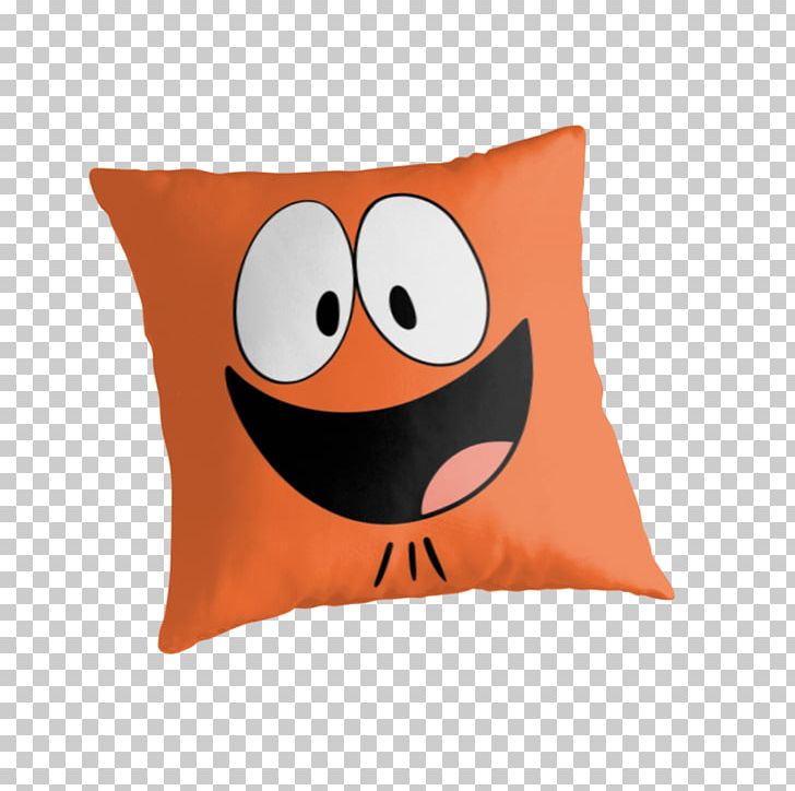 Throw Pillows Cushion Textile Cartoon PNG, Clipart, Cartoon, Cushion, Furniture, Material, Orange Free PNG Download