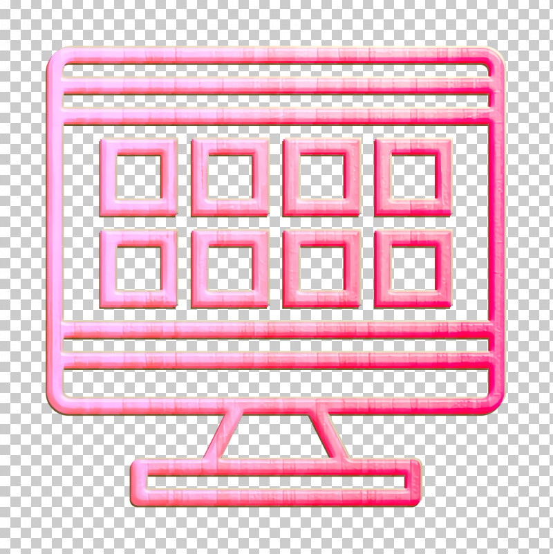 Grid Icon Art And Design Icon Cartoonist Icon PNG, Clipart, Art And Design Icon, Cartoonist Icon, Grid Icon, Line, Pink Free PNG Download