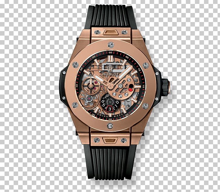 Hublot Watch Gold Power Reserve Indicator Movement PNG, Clipart, Brand, Brown, Buckle, Clock, Gold Free PNG Download