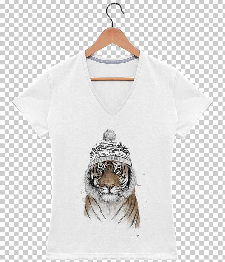 T-shirt Lion Siberian Tiger Moose Bengal Tiger PNG, Clipart, Animal, Bengal Tiger, Big Cat, Black White, Bluza Free PNG Download