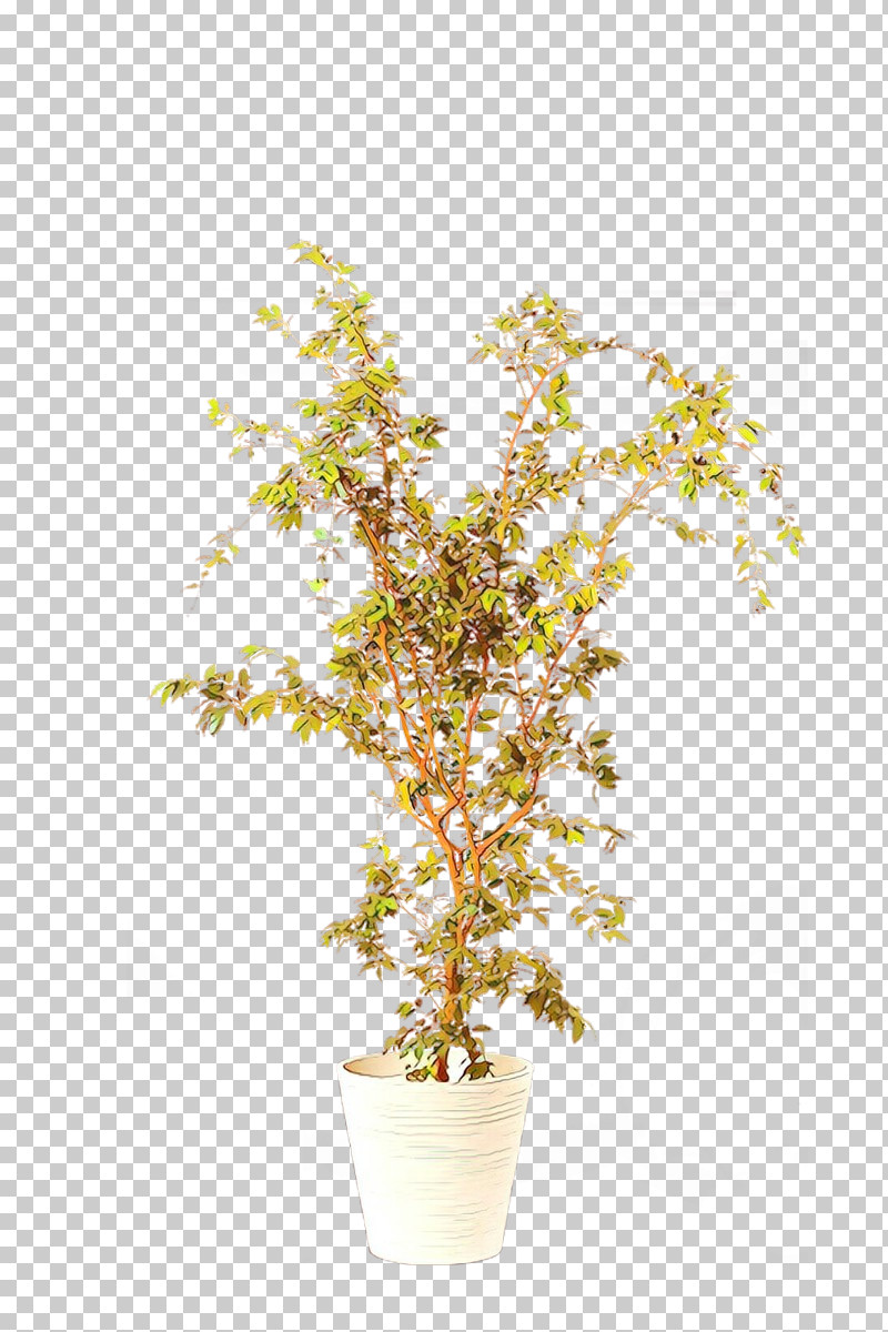 Tree Flower Plant Yellow Branch PNG, Clipart, Branch, Flower, Flowerpot, Houseplant, Plant Free PNG Download