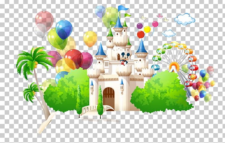 Cartoon Illustration PNG, Clipart, Amusement, Amusement Park, Animation, Cartoon Castle, Castle Free PNG Download
