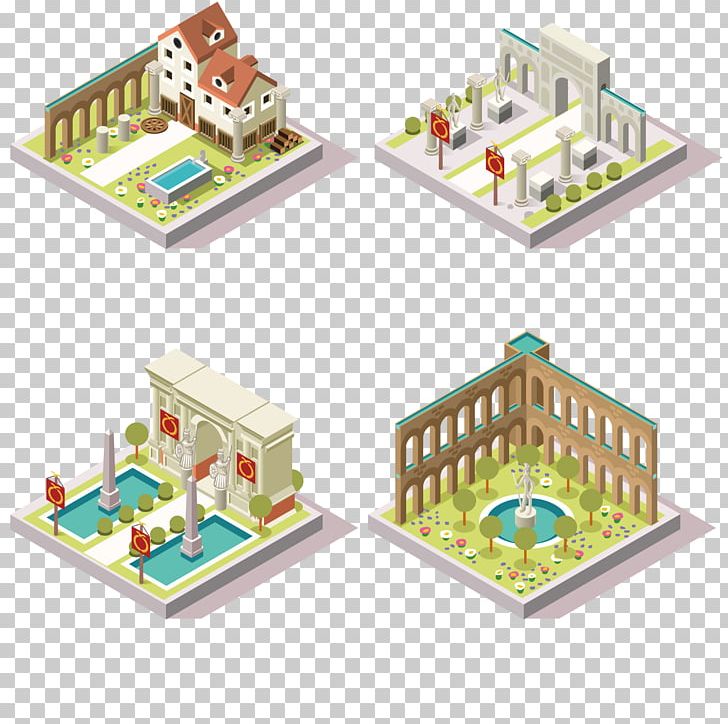 Explore Game Isometric Graphics In Video Games And Pixel Art Tile-based Video Game Building PNG, Clipart, Apartment House, Building, Explore Game, Game, Garden Free PNG Download