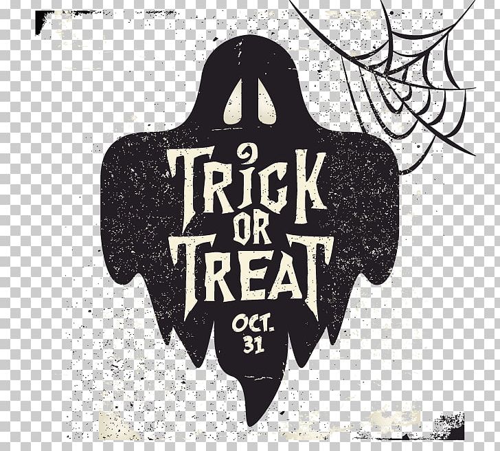 Halloween Ghost Trick-or-treating PNG, Clipart, Black And White, Brand, Calavera, Cartoon, Character Free PNG Download
