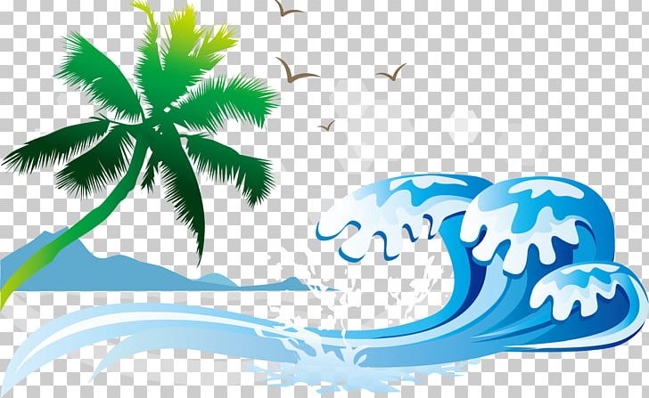 Sea Euclidean Wind Wave Illustration PNG, Clipart, Balloon Cartoon, Beach, Big Waves, Blue, Brand Free PNG Download