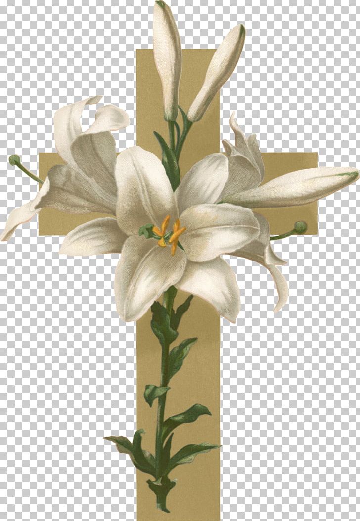 Easter Lily Christian Cross Flower Funeral PNG, Clipart, Christian Cross, Clip Art, Coffin