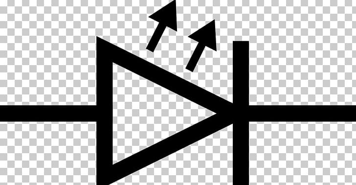 Electronic Symbol Light-emitting Diode PNG, Clipart, Angle, Area, Black, Black And White, Brand Free PNG Download