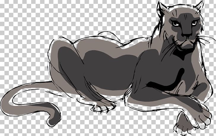 Black Panther Cougar Cartoon PNG, Clipart, Big Cats, Bla, Carnivoran, Cartoon, Cat Free PNG Download