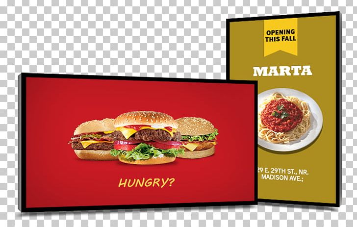 Cheeseburger Fast Food Restaurant Digital Signs PNG, Clipart, Advertising, American Food, Business, Cheeseburger, Convenience Food Free PNG Download