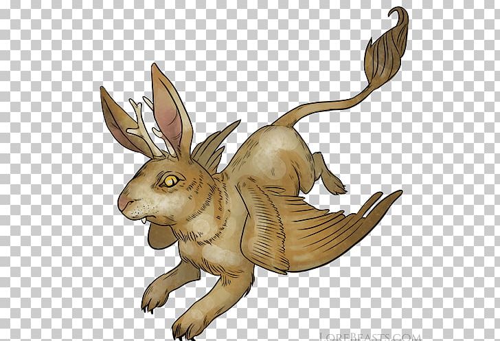 Rabbit Hare Wolpertinger Legendary Creature Folklore PNG, Clipart, Art, Carnivoran, Dog Like Mammal, Extinction, Fauna Free PNG Download