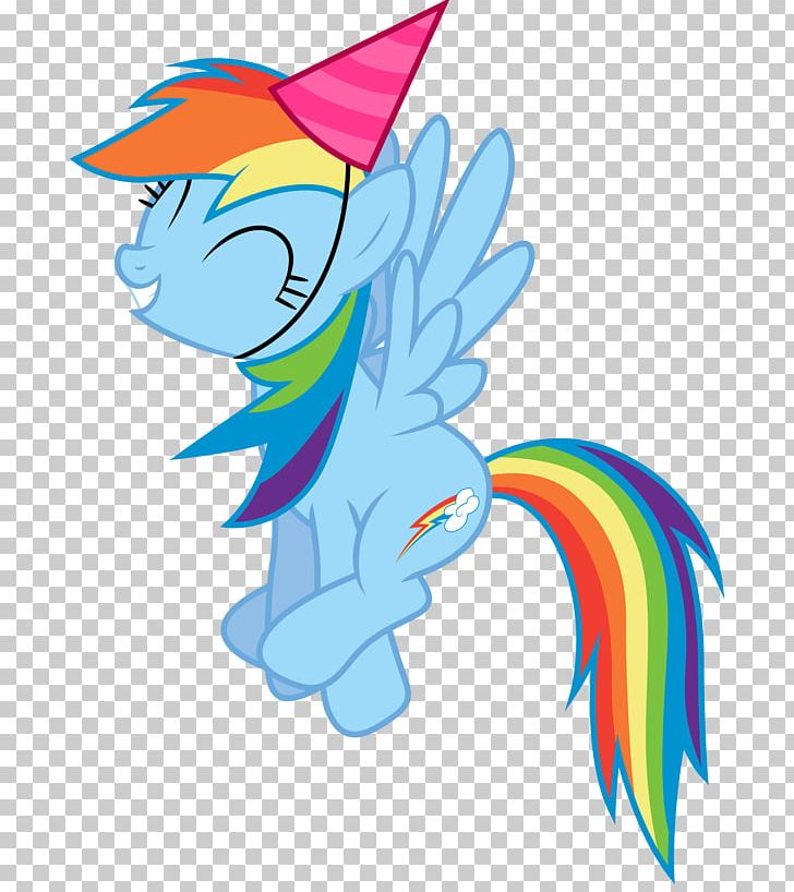 Rainbow Dash Rarity Party Hat Birthday PNG, Clipart, Art, Artwork, Beak, Childrens Party, Feather Free PNG Download