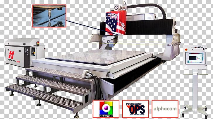 Machine Tool Water Jet Cutter Plasma Cutting Granite PNG, Clipart, Cnc, Cnc Router, Computer Numerical Control, Countertop, Cutting Free PNG Download