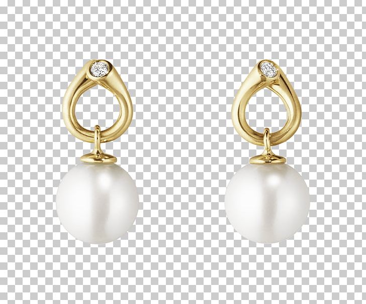 Earring Georg Jensen Sølv Colored Gold Jewellery Pearl PNG, Clipart,  Free PNG Download