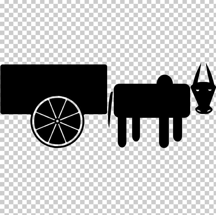 Ox Bullock Cart Cattle Horse PNG, Clipart, Angle, Black, Black And White, Brand, Bullock Cart Free PNG Download