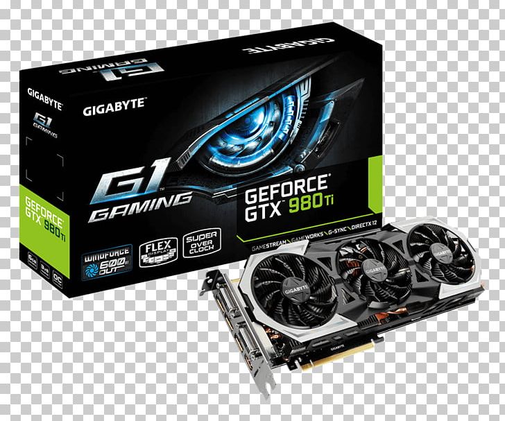 Graphics Cards & Video Adapters NVIDIA GeForce GTX 980 Ti Gigabyte Technology GDDR5 SDRAM PNG, Clipart, Cable, Computer, Electronic Device, Electronics , Gddr5 Sdram Free PNG Download
