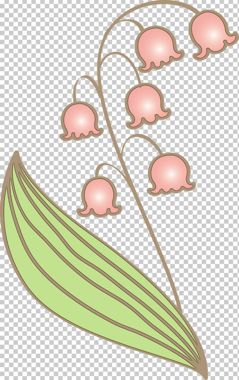 Pink Leaf Plant Flower PNG, Clipart, Flower, Leaf, Lily Bell, Paint, Pink Free PNG Download