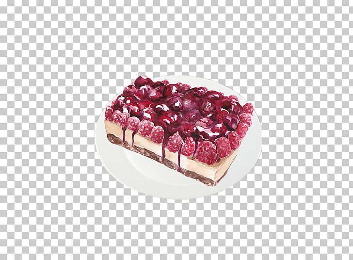 Cheesecake Mousse Food Illustration PNG