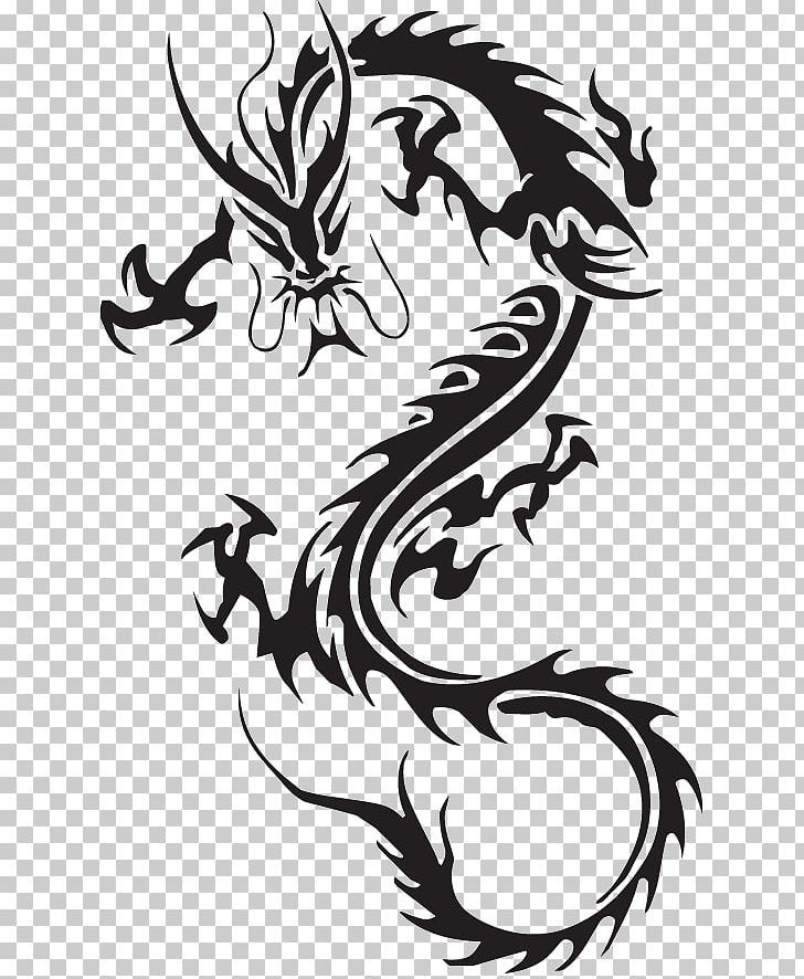 Chinese Dragon China Tattoo Drawing PNG, Clipart, Art, Artwork, Black And White, China, Chinese Dragon Free PNG Download