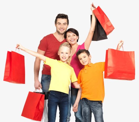 Family Happy Shopping PNG, Clipart, Family, Family Clipart, Happy, Happy Clipart, Material Free PNG Download