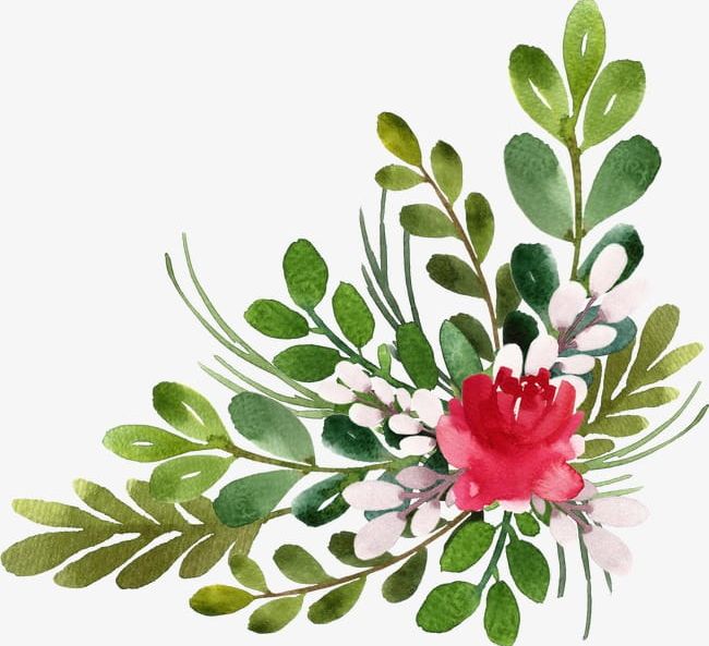 Green Flower Decoration PNG, Clipart, Decoration Clipart, Elements, Flower Clipart, Flowers, Fresh Free PNG Download