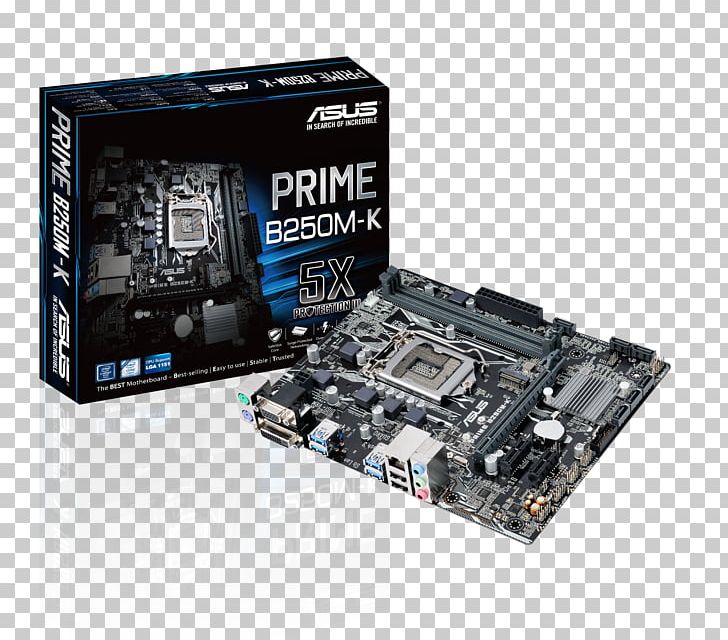 Intel MicroATX LGA 1151 ASUS PRIME B250M-K Motherboard PNG, Clipart, Asus Prime B250mk, Atx, Computer Component, Computer Hardware, Cpu Free PNG Download