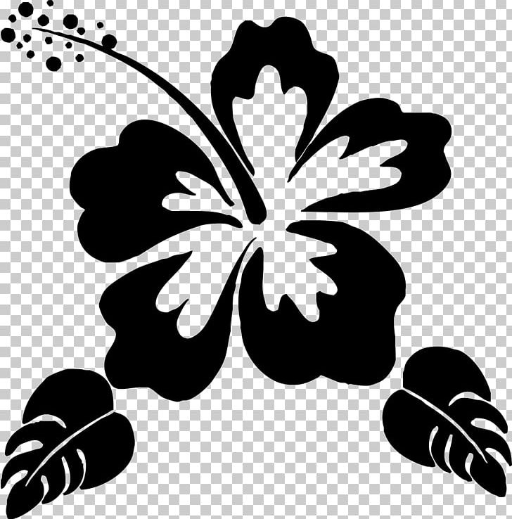 Silhouette Flower Stencil PNG, Clipart, Animals, Art, Black, Black And White, Butterfly Free PNG Download