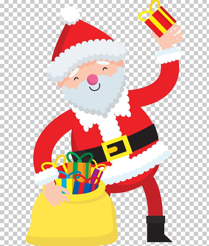 Santa Claus Reindeer Christmas Ornament PNG, Clipart, Animation, Area, Art, Artwork, Box Free PNG Download
