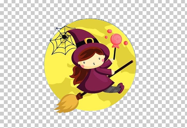 The Little Witch Riding A Magic Broom On The Cartoon PNG, Clipart, Art, Cartoon, Cartoon Character, Cartoon Eyes, Cartoons Free PNG Download