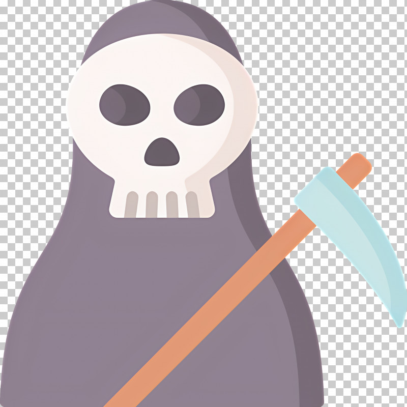Reaper - Cartoon Grim Reaper With Scythe PNG