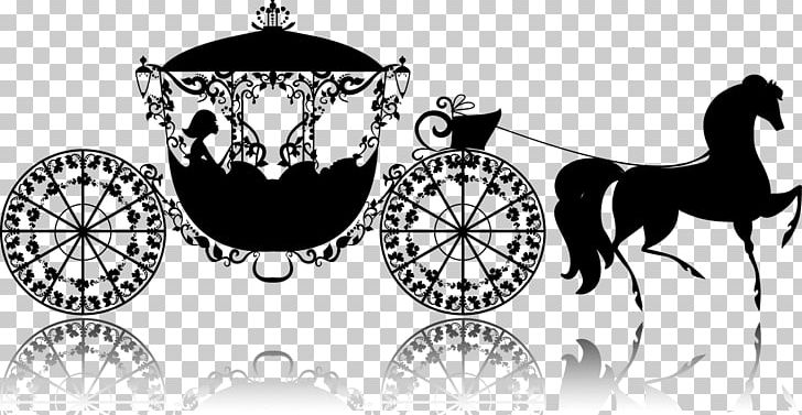 Cinderella Carriage Drawing Illustration PNG, Clipart, Animals, Black And White, Brand, Carriage Vector, City Silhouette Free PNG Download