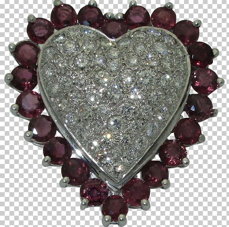 Jewellery Gemstone Ruby Brooch Diamond PNG, Clipart, Brooch, Diamond, Gemstone, Heart, Jewellery Free PNG Download