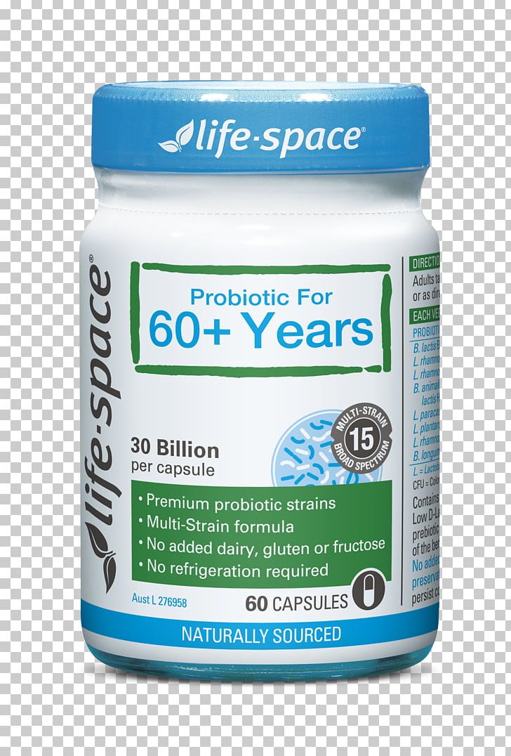 LIFE SPACE Broad Spectrum Probiotic 30 Capsules LIFE SPACE Probiotic For 60+ Years 60 Capsules Bacteria PNG, Clipart, Bacteria, Bifidobacterium, Capsule, Dairy Products, Dietary Supplement Free PNG Download