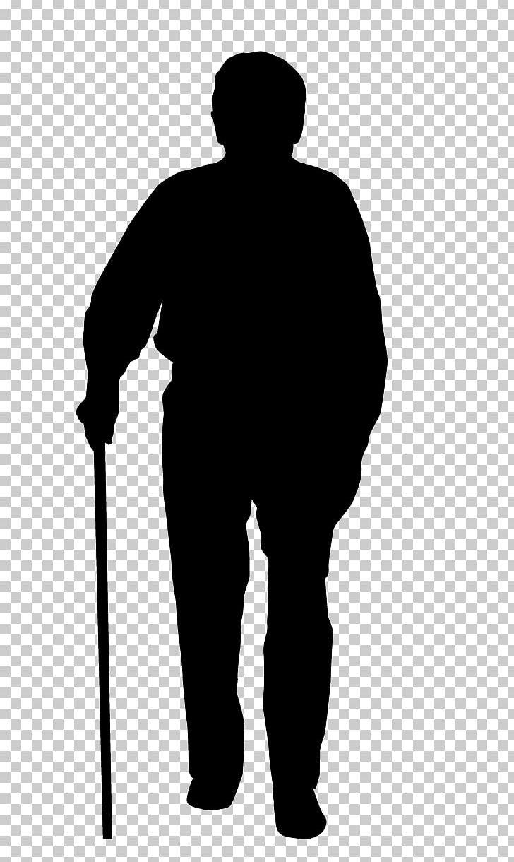 Featured image of post Silhouette Old Man Clipart Black And White