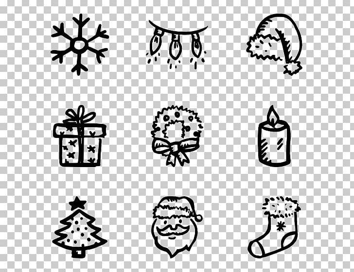 Computer Icons Encapsulated PostScript PNG, Clipart, Art, Black, Black And White, Cartoon, Christmas Free PNG Download