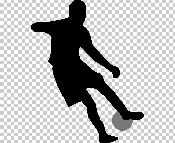 Football Player Silhouette PNG, Clipart, Animated, Ball, Black And White, Clip Art, Dribbling Free PNG Download