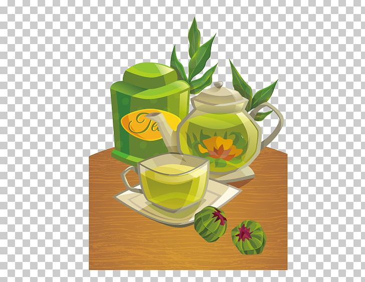 Green Tea Flowering Tea Teacup PNG, Clipart, Balloon Cartoon, Black Tea, Boy Cartoon, Cartoon Character, Cartoon Couple Free PNG Download