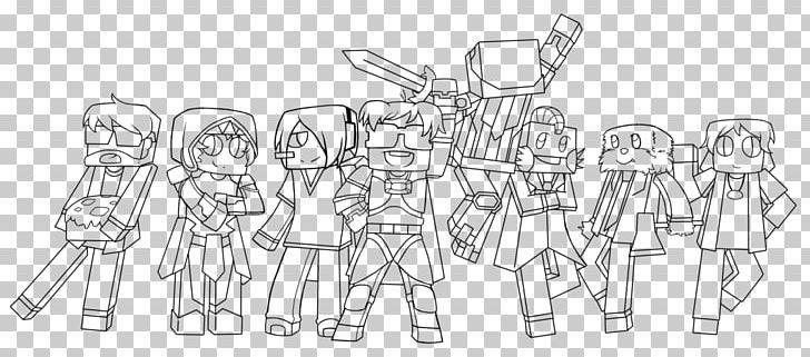 Minecraft YouTuber Coloring Book Drawing PNG, Clipart, Adam Dahlberg, Angle, Area, Arm, Artwork Free PNG Download