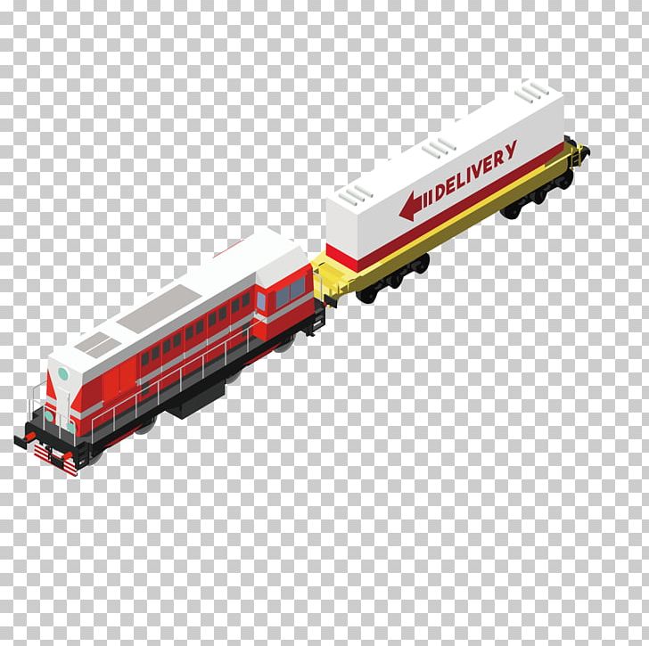 Train Railroad Car Logistics PNG, Clipart, Cargo, Cartoon, Delivery, Euclidean Vector, Express Train Free PNG Download