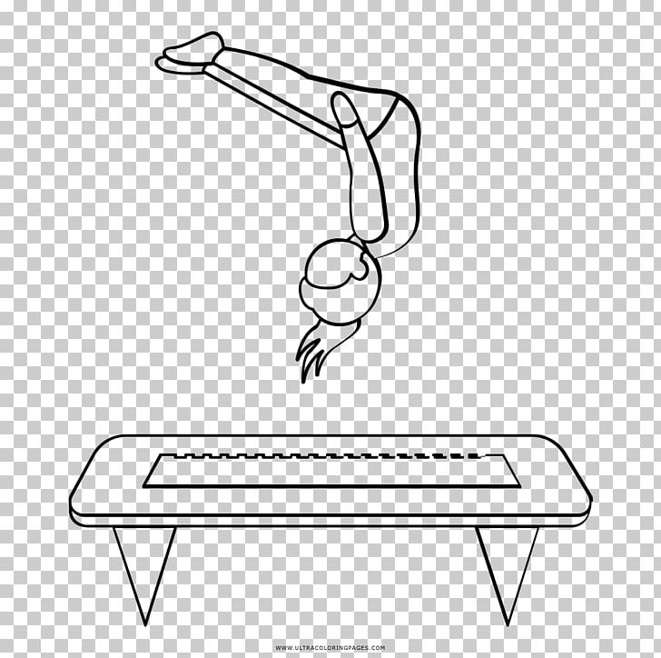 Coloring Book Drawing Trampoline Diving Boards Trampolining PNG, Clipart, Angle, Area, Arm, Ausmalbild, Black And White Free PNG Download