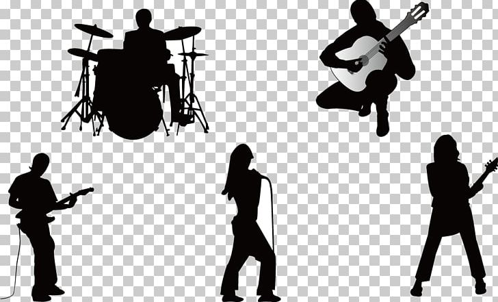 Musical Ensemble Silhouette Musician Guitarist PNG, Clipart, Acoustic Guitar, Band, Band Aid, Bands, Band Vector Free PNG Download